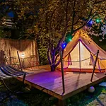 Dragonfly Gardens Urban Glamping Luxury tent Brasov