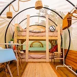 אוהל מפואר Dragonfly Gardens Urban Glamping