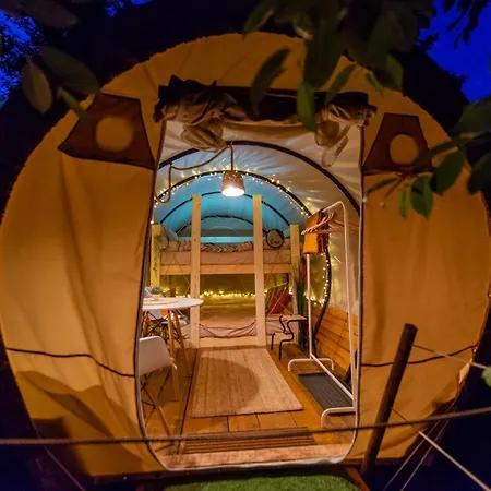 Dragonfly Gardens Urban Glamping Luxury tent