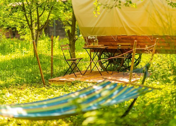 Dragonfly Gardens Urban Glamping Luxury tent